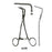 Miltex-Integra Miltex Clamp Multipurpose Debakey 5-1/4" 90 Degree Angle EA