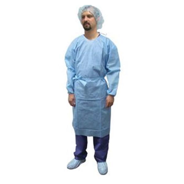 Precept Medical Products Cover Gown X-Large Blue Knit Cuff 100/Ca