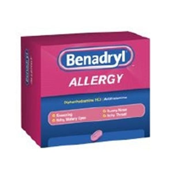 Johnson & Johnson Consumer Benadryl Allergy Ultratabs 25mg 24/Bx, 24 BX/CA (531703100)