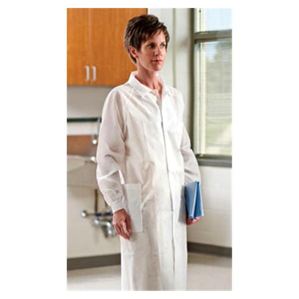 Graham Medical Lab Coat LabMates Large / X-Large White 10/Ca (255)