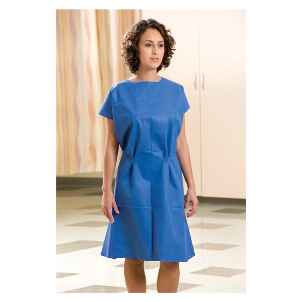 Graham Medical Gown Exam FabriWear 30 in x 42 in Blue 50/Ca