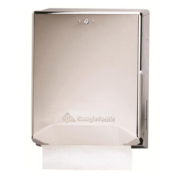 Georgia Pacific Towel Dispenser C-Fold / Multifold Chrome Ea