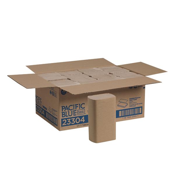 Georgia Pacific Towel Envision Multifold 1 Ply Brown 9.2 in x 9.4 in 16Pk/Ca