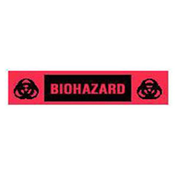 TimeMed a Div of PDC Label Biohazard Tape Red 2x1/2" 500/Rl 500/Rl