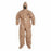 DuPont Tychem 5000 Coveralls with Attached Gloves - Tychem 5000 Coverall with Hood, Socks with Boot Flaps, Double Storm Flap, Tan, Size 3XL - C3128TTN3X00062K