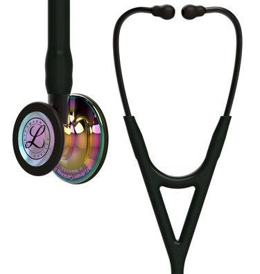 3M Healthcare Littmann Cardiology IV Diagnostic Stethoscopes - STETHESCOPE, LITTMANN, IV, RAINBOW, BLACK - 6240