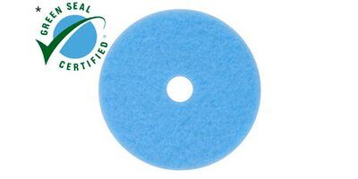 3M Hi-Performance Burnish Pad 3050 - Hi-Performance Burnish Pad 3050, Sky Blue, 20" - 3050