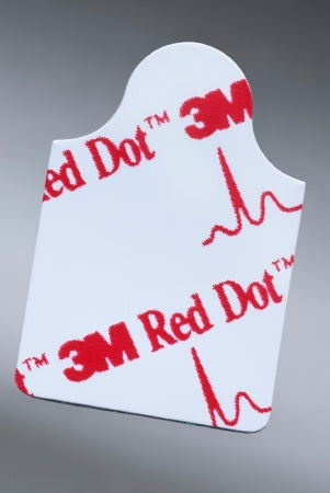 3M Healthcare Red-Dot Resting EKG Electrodes - ELECTRODE, RESTING EKG, TAB STYLE 10/ - 2330