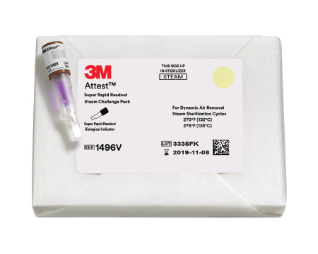 3M Healthcare Attest Super-Rapid Readout Steam Challenge Pack - PACK, CHALLENGE, BI, ATTEST, SUP RAP, 24MIN - 1496V
