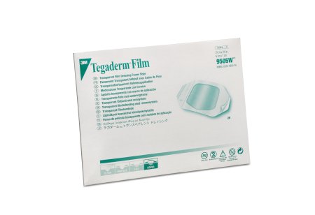 3M Healthcare Tegaderm Transparent Film Dressing - DRESSING, TRANSPARENT, FRAME, 2.375"X2.75" - 9505W