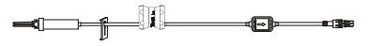 BD Gravity Sets (Filters) - Flow Regulator 15-Drop 84" IV Gravity Set with 0.2-micron Filter, Slide Clamp and Spin Male Luer Lock - MFS120