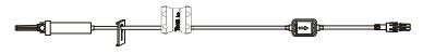BD Gravity Sets (Filters) - Flow Regulator 15-Drop 84" IV Gravity Set with 0.2-micron Filter, Slide Clamp and Spin Male Luer Lock - MFS120