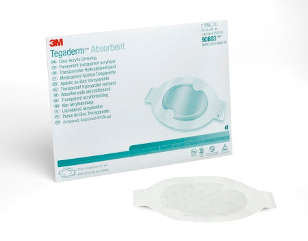 3M Healthcare Tegaderm Absorbent Clear Acrylic Dressing - DRESSING, CLR-ACRYL, TEGADERM, 5-5/8X6 1/4" - 90803