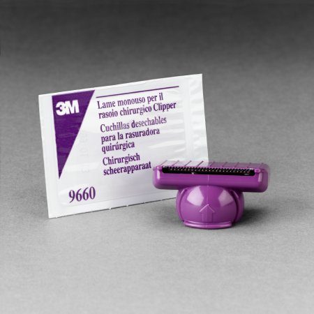 3M Healthcare Single-use Pivoting Clipper Blade - BLADE FOR 9661, SNGL USE, PVT HEAD PU - 9660