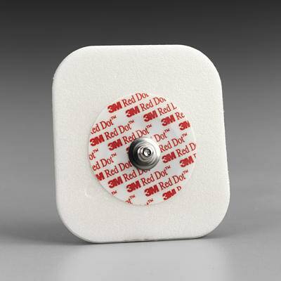 3M Healthcare Red Dot Diaphoretic-Foam Monitoring Electrode - Red Dot Diaphoretic-Foam Snap ECG Electrode - 2270-5