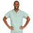 Medline ComfortEase Unisex V-Neck Scrub Top with 1 Pocket - ComfortEase Unisex V-Neck 1-Pocket Scrub Top, Size XS, Seaspray - 410JSSXS