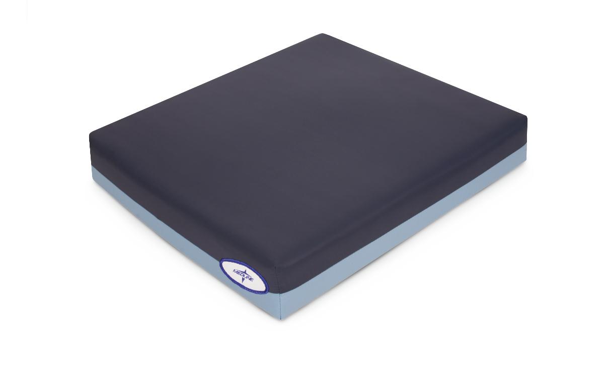 Medline Nylex-Covered Bariatric Gel-Foam Cushions - Nylex Covered Bariatric Gel-Foam Wheelchair Seat Cushion, 28" x 18" - MSCPRC42818