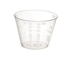 Medline Nonsterile Graduated Plastic Medicine Cups - Graduated Plastic Medicine Cup, 1 oz./30 mL - DYND70000I