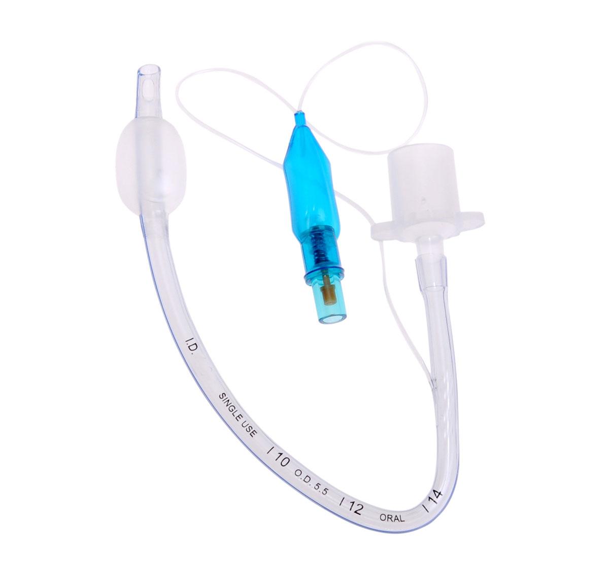 Medline Oral Preformed Cuffed Endotracheal Tubes - Endotracheal Tube, Oral, Preformed with Murphy Eye, HVLP, Cuffed, 4.0 mm - EUR61213040US