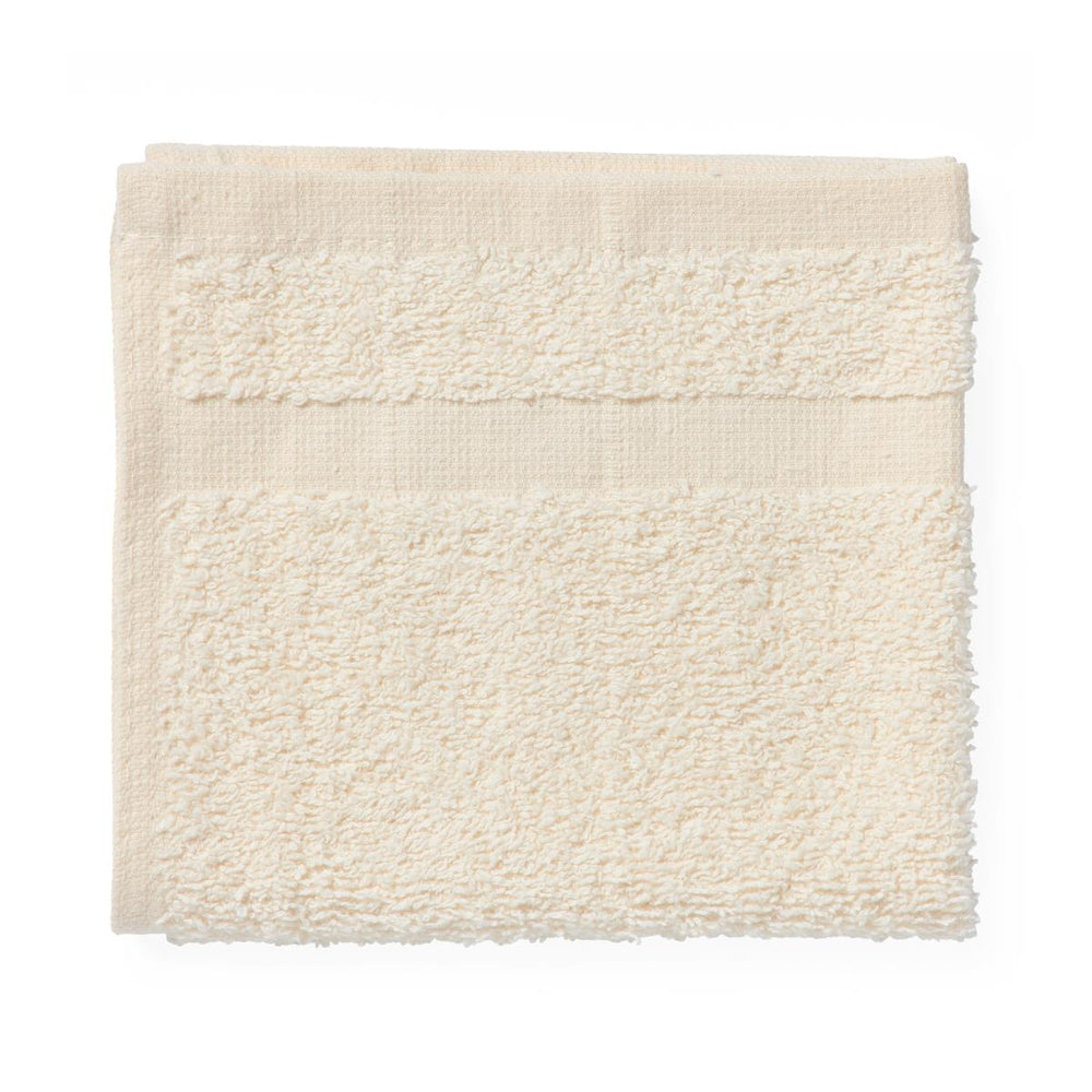 Medline Premium 100% Cotton Ring Spun Terry Washcloths - Premium Ring-Spun Cotton Terry Washcloth, Cream, 12" x 12", 1.4 lb./Dz. - MDTWC5C22CRE