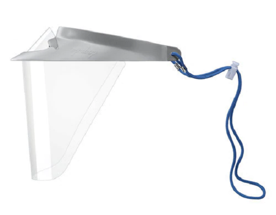 Op-D-Op Inc Polysoft Visor Shield Kit - KIT, VISOR, FACESHIELD, POLYSOFT, DOVE GRAY - 206PV-DG