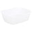Medline Rectangular Plastic Washbasins - Rectangular Washbasin, Deep, White - DNSC80992