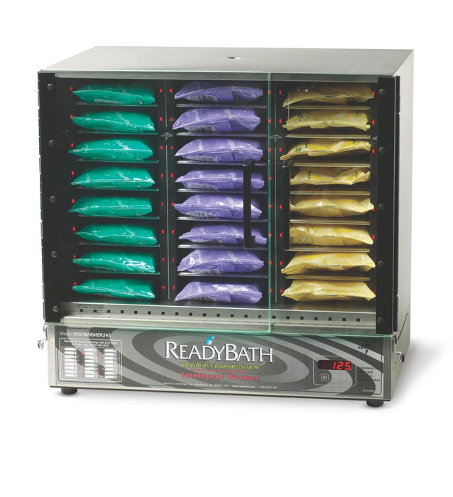 Medline ReadyBath Warmers - ReadyBath Warmer with Intelligent Lighting System, 14 Slots - MSCWARMER14S