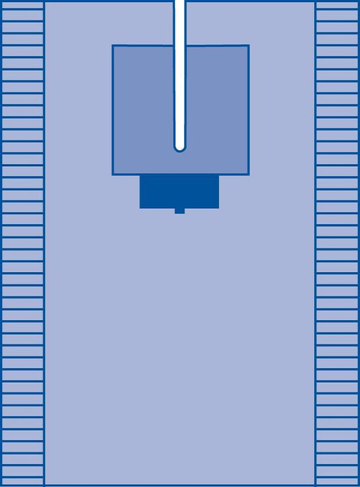 Medline Nonsterile EENT Split Drapes - EENT Split Sheet, with Tape - 170977NS