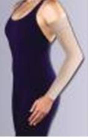 BSN Medical JOBST Bella Lite Arm Sleeves with Silicone Band - Bella Lite Arm Sleeve with Silicone Dot Band, 15 mmHg to 20 mmHg, Beige, Long, Size M - 101332