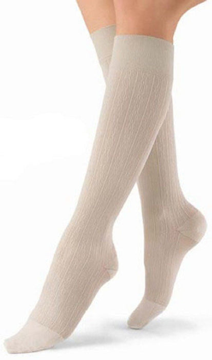 Bsn Medical Inc SoSoft Ribbed Closed Toe Knee High Sock - SOCKS, KNEE, SUPPORT, SOSOFT, RIBBED, SAND, XL - 120220