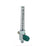 Precision Medical Flow Meter Oxygen Chrome EA
