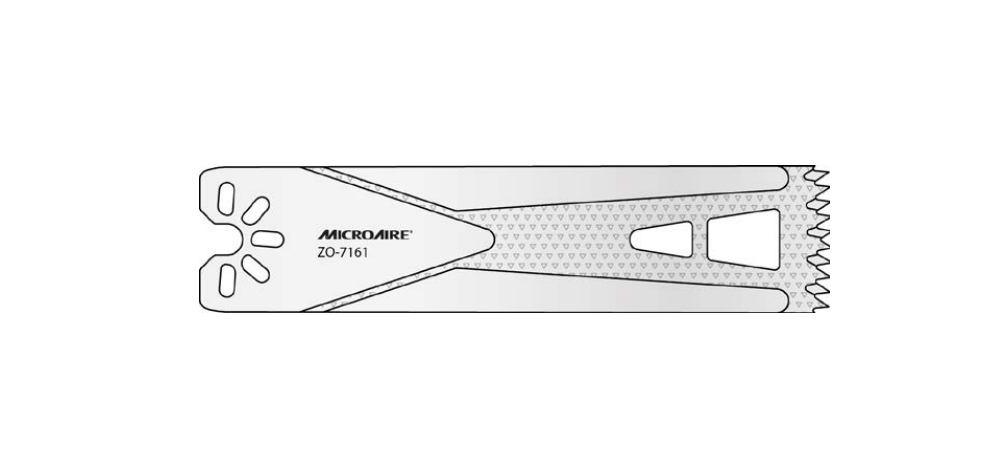 Microaire Surgical Oscillating Blades - BLADE, SAW, OSC, LARGE, 25.4MMX90MMX1.47MM - ZO-7165