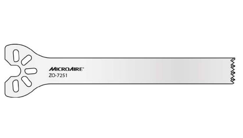 Microaire Surgical Oscillating Blades - BLADE, SAW, OSC, LARGE, 12MMX89MMX1.35MM - ZO-7251