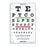 Good-Lite Chart Eye 20' Testing Distance 9x14" Ea