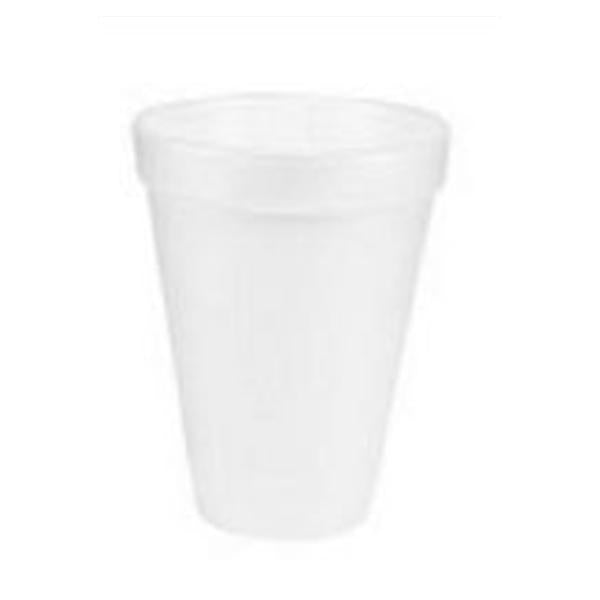 Dart® J Cup® Insulated EPS Foam Food Container - 12 oz., White