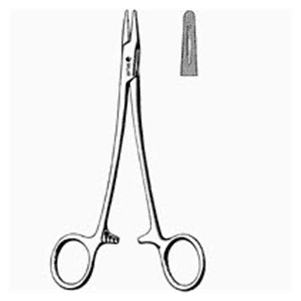 Sklar Instruments Holder Needle Mayo-Hegar 6" Serrated Jaw Stainless Steel Ea