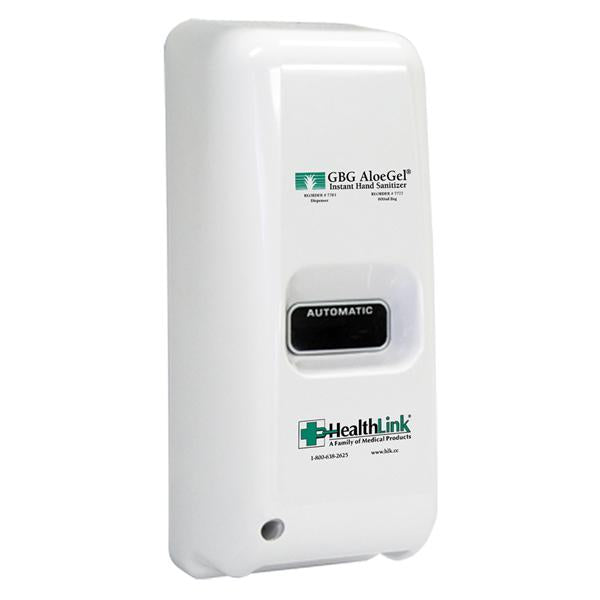 Healthlink Dispenser Hand Sanitizer GBG AloeGel White Atmtc Snsr 800 mL Ea