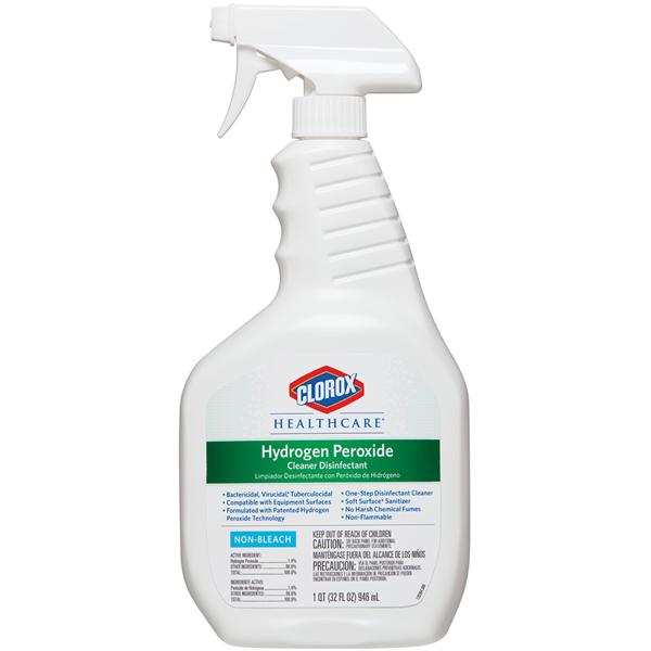 Clorox Sales Company Disinfectant Hydrogen Peroxide Clorox 32 oz 1/Bt, 9 BT/CA (30828)