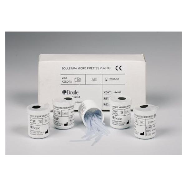 Clinical Diagnostic Solutions MPA Hematology Micropipette Disposable 100/Bx, 10 BX/CA (501-518)