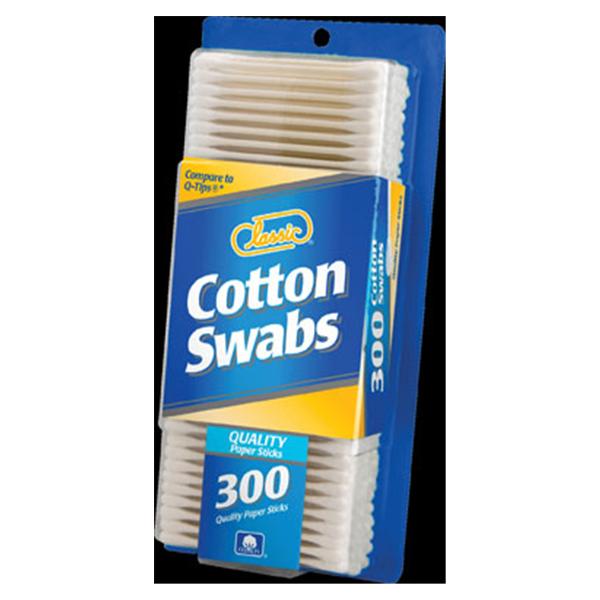 US Cotton  Swab Cotton Tipped Cotton Tip Non Sterile Paper Handle 300/Pk, 24 PK/CA (CT16691)