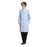 Fashion Seal Lab Coat 65% Polyester / 35% Cotton Unisex Azure Blue Lg 41" Ea