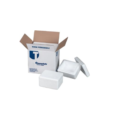 ThermoSafe Insulated Shippers - Foam with Carton Shipper, 12.5" x 11-3/8" x 9-3/8" OD - 619UPS