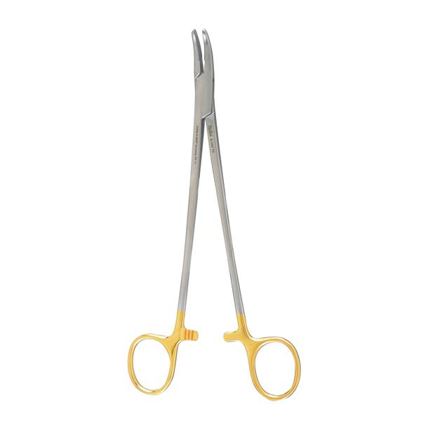 Miltex-Integra Miltex Holder Needle Heaney 8-1/2" Serrated Jaw Curved TC 1/EA