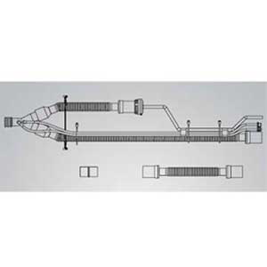LTV Ventilator Circuit without PEEP, Single-Patient Use, Pediatric