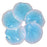 ACCURATE MANUFACTURING Pack Hot/Cold Comfort Round 4" Gel Blue Ea, 50 EA/CA (CGPROUNDBLUE)