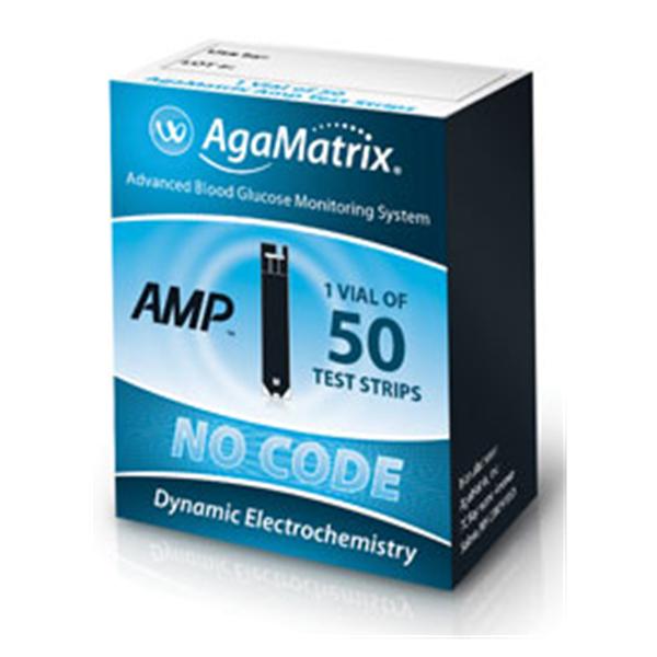 Agamatrix  AgaMatrix Blood Glucose Test Strip CLIA Waived 50 Count 50/Vl