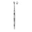 Sklar Instruments Curette Dermal Fox 5-1/2" Straight 4mm Round Tip SS Rsbl Ea