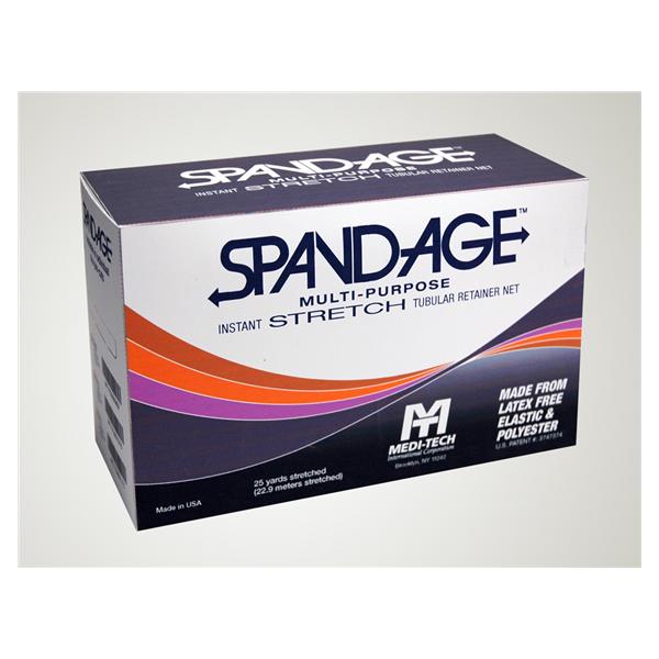 Medi-Tech Intl  Bandage MT Spandage 25yd Elastic Size 9 White LF Sterile Ea