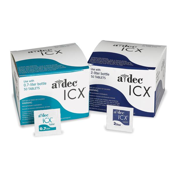 Adec  Tablets Water Treatment ICX 0.7 Liter 50/Bx, 36 BX/CA (90.1064.00)