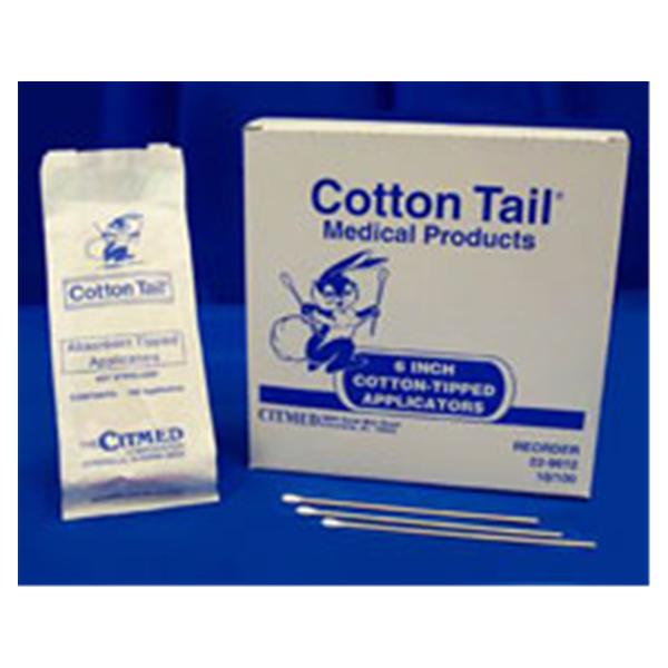 Citmed  Applicator Cotton Tip NS 6 in Secure Wooden Stem 10000/CA